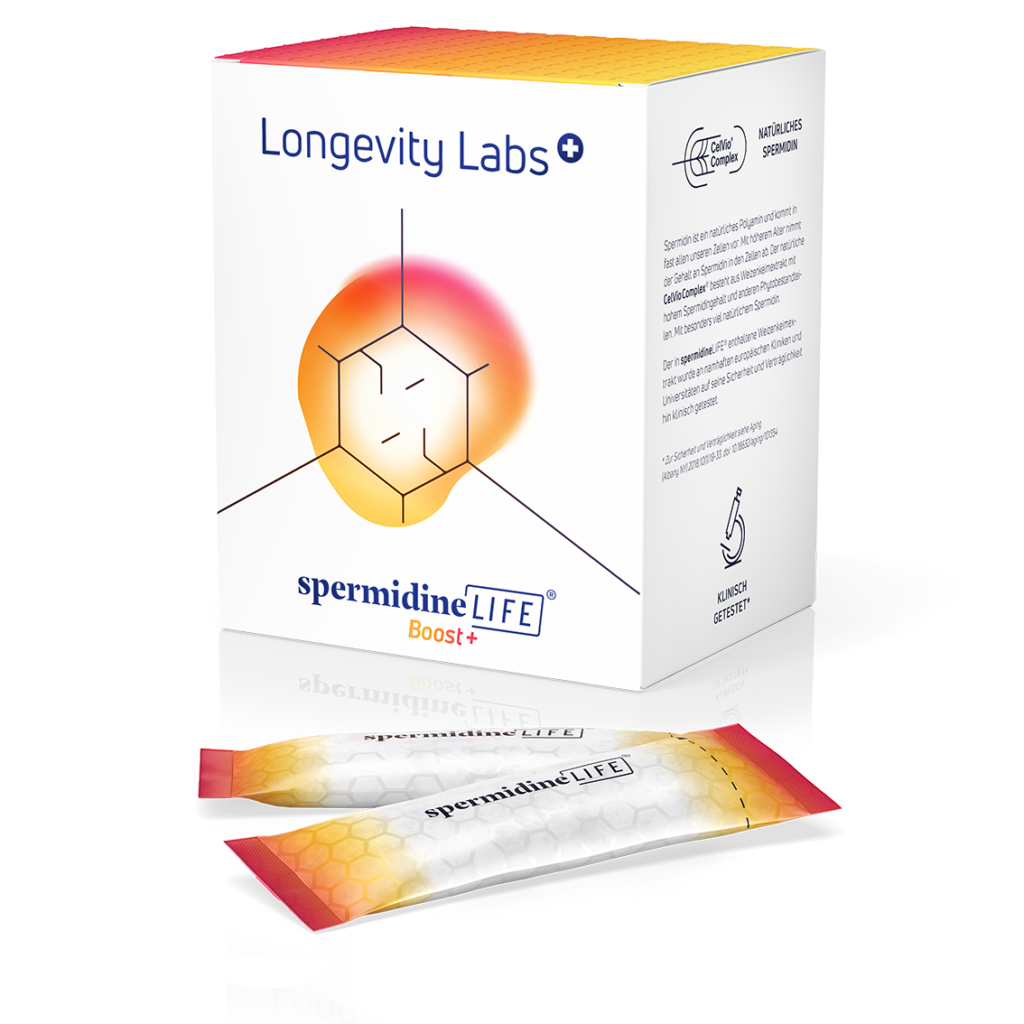 spermidineLIFE Boost+ Verpackung mit Sachet
