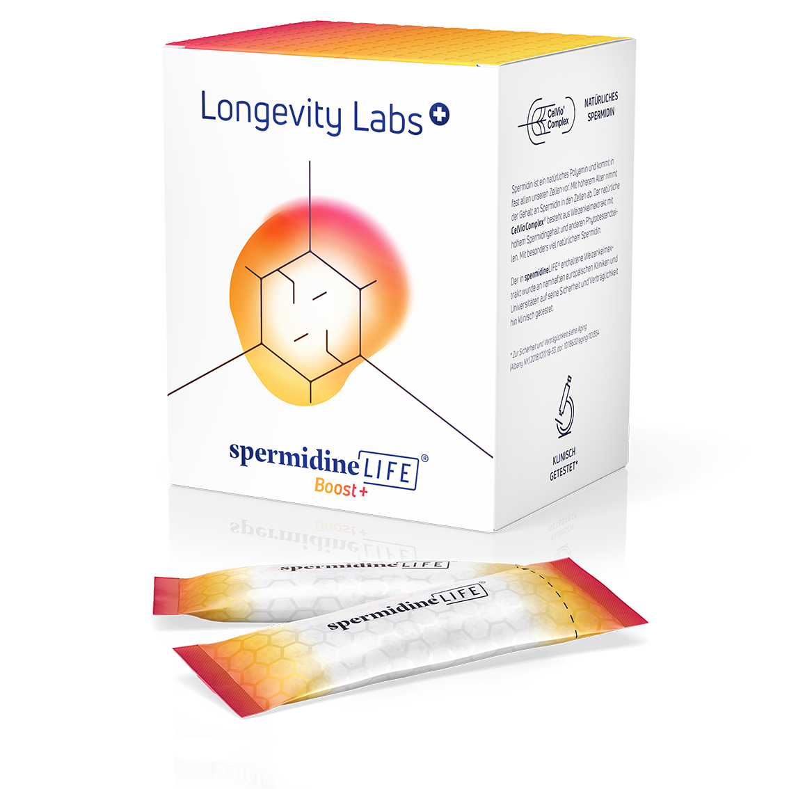 spermidineLIFE Boost+ Verpackung mit Sachet